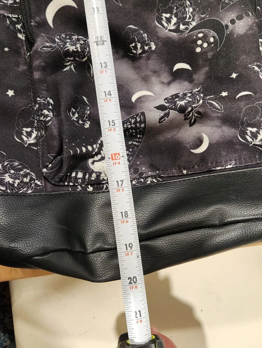 Bioworld Hot Topic Death Moth Celestial Slouch Backpack NWT Goth Moon Phase